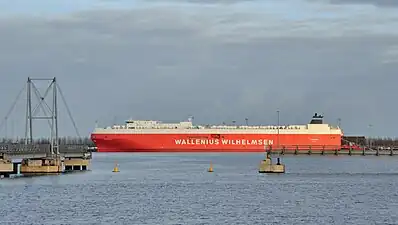 MV Tønsberg, the largest car/truck carrier