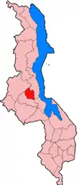 Location of Ntchisi District in Malawi