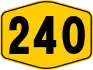 Federal Route 240 shield}}