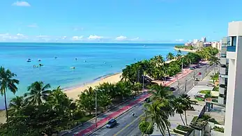 Ponta Verde beach in Maceió