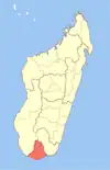 Location in Madagascar