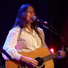 Diaz performing in 2022