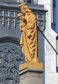 Statue Notre-Dame Cathedral Basilica, Ottawa, Ontario, Canada