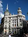 Casa de Allende [es], Crédit Lyonnais branch office in Madrid from 1947 (left), 2010