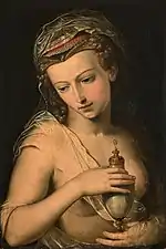 Mary Magdalene, c. 1559, 46 × 30.50 cm, oil on oak panel, attr. to P. Pourbus