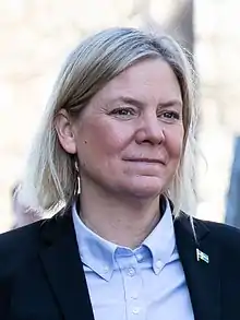 SwedenMagdalena AnderssonChair of the Social Democratic Party