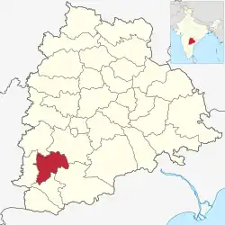 Location in Telangana