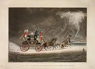 Mail coach, 1827