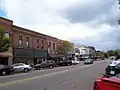 A portion of the Main Street Historic District, listed on the National Register of Historic Places