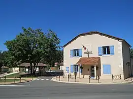 The town hall in Milhac-de-Nontron