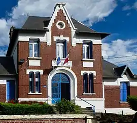 The town hall of Croix-Fonsomme