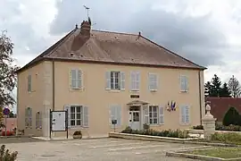 The town hall in Les Essards-Taignevaux