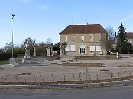 The town hall in Frangy-en-Bresse