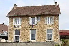 The town hall in Le Louverot