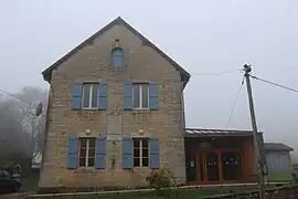 The town hall in Thoissia