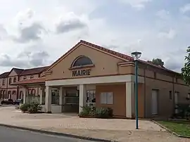 The town hall in Caupenne-d'Armagnac