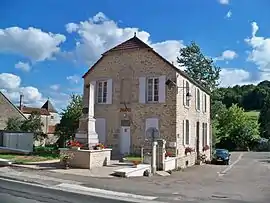 The town hall in Flagey