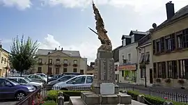 War memorial and town hall