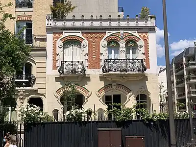 Avenue des Minimes no. 58, Vincennes, France, by Victor Francione, 1905