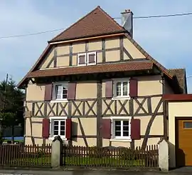 The town hall in Reiningue