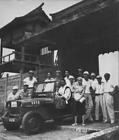 cast and crew of Throne of Blood