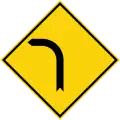 Curve to the left