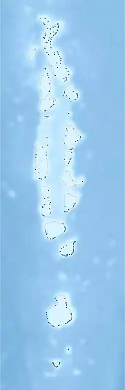 Ukulhas is located in Maldives