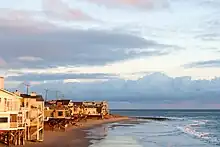 Beach houses in Malibu