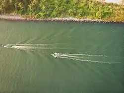 Aerial view of Malpe beach