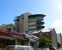 The Malthouse.  Silos converted into apartments. (1997)