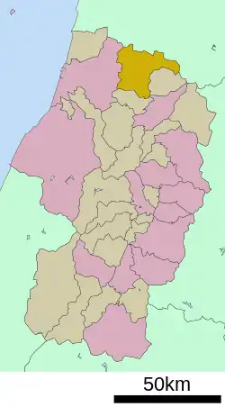 Location of Mamurogawa