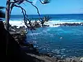 Manapany beach rock pool