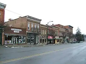 Downtown Manchester along Main Street