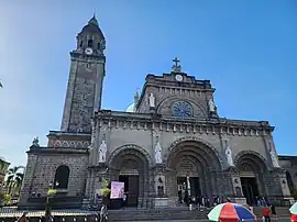 Main façade and bell tower of the cathedral