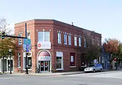 The NRHP-listed Commercial Historic District in Manning.