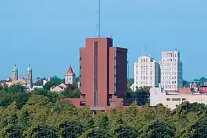 Skyline of downtown Mansfield