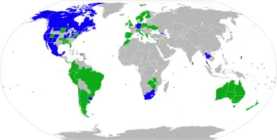 Map of world cannabis laws for medical use