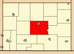 Location of Darlington inside Lafeyette County