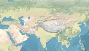 Nezak Huns is located in Continental Asia