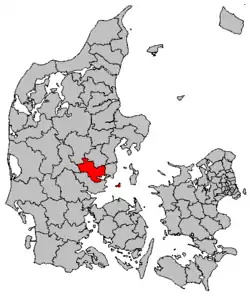 Location in Denmark