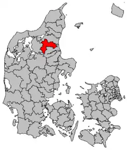 Location in Denmark