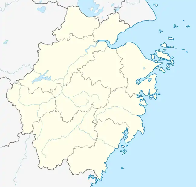 Tianducheng (天都城) is located in Zhejiang