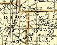 1893 Railroad Map.