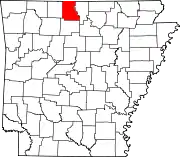 State map highlighting Marion County