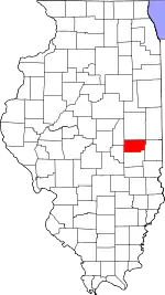 State map highlighting Douglas County