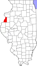 State map highlighting Henderson County