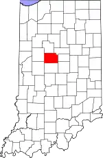 State map highlighting Clinton County