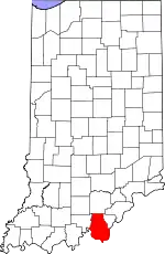 Harrison County map