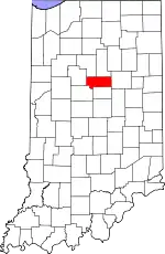 State map highlighting Howard County