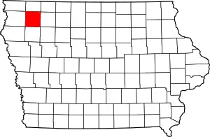 O'Brien County map